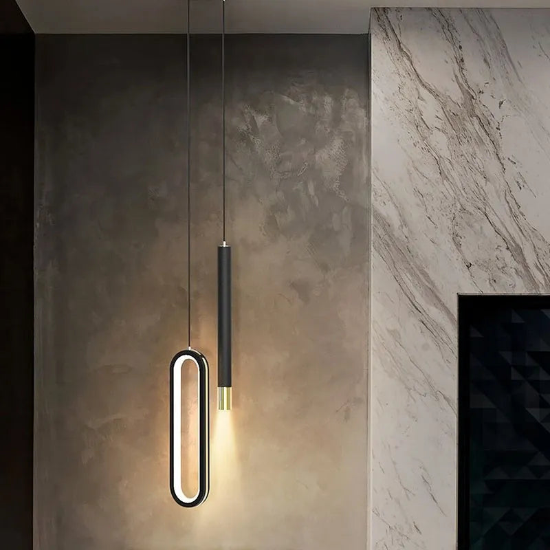 lustre led minimaliste nordique maison