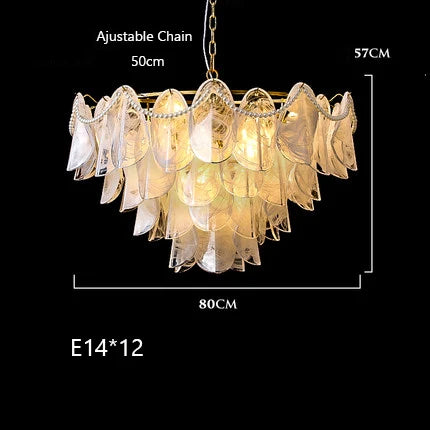 lustre suspendu en verre nuage design créatif postmoderne unique - vue 14 sur 18