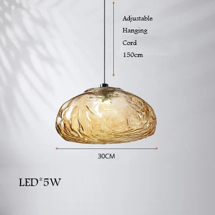 lustre en verre design nuage pour intérieur décoratif lumineux