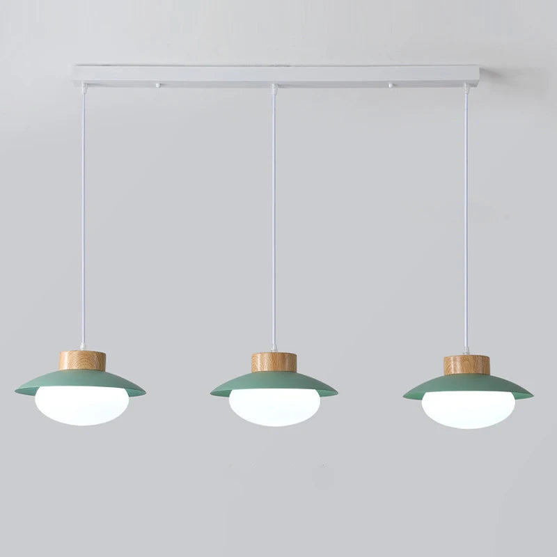 lustre led métal design pour décor intérieur moderne - vue 4 sur 10