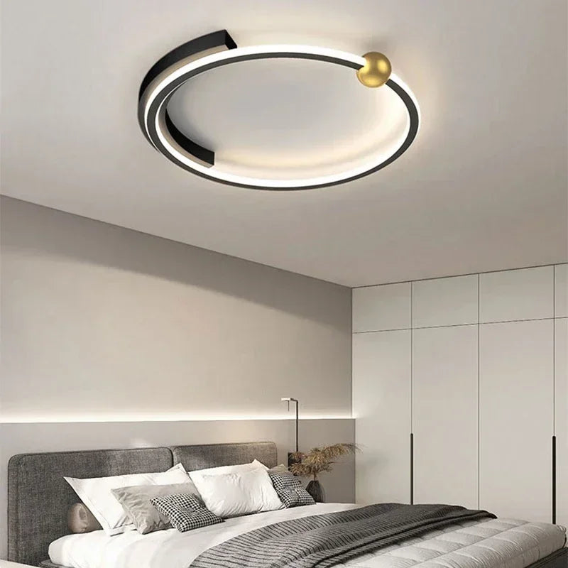 Plafonnier moderne à LEDs pour chambre salon salle à manger étude décoration de la maison minimalisme