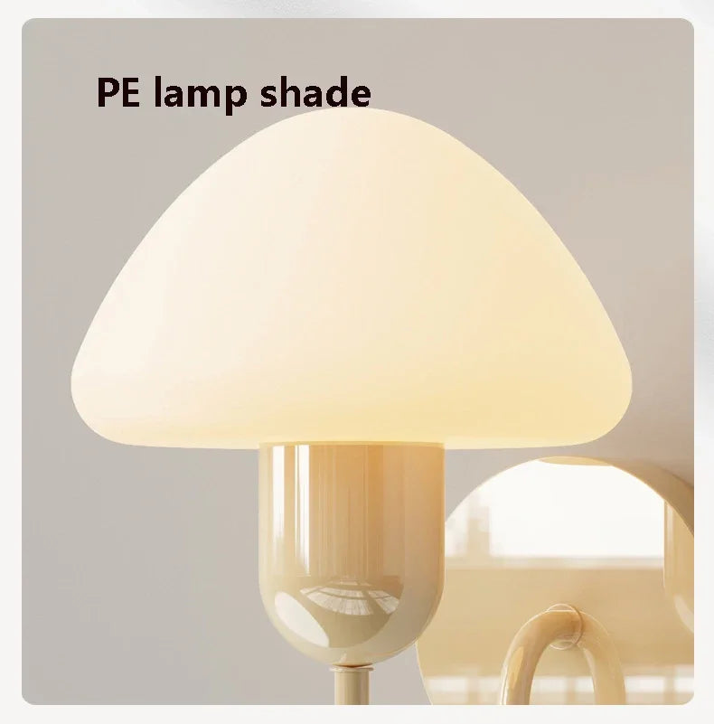 applique murale champignon led décoration intérieure moderne élégante - vue 5 sur 10
