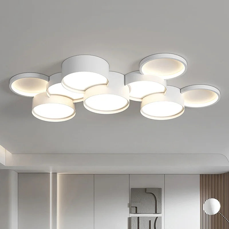 lustre moderne à leds pour un éclairage intérieur élégant - vue 3 sur 13