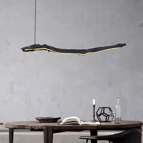 lustre nordique design wabi-sabi pour restaurant et bureau - vue 2 sur 8