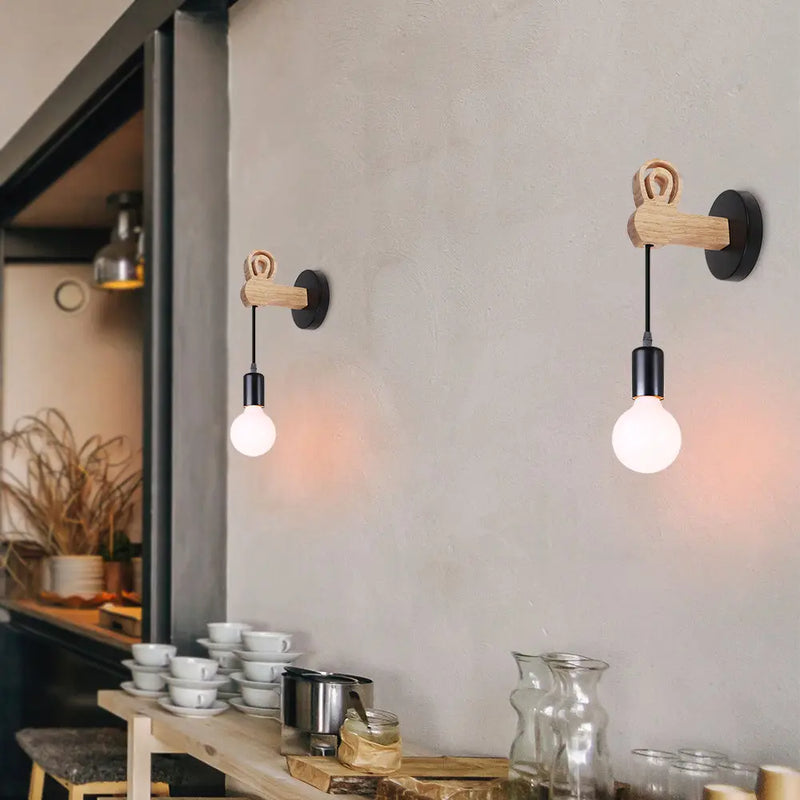applique murale led vintage moderne nordique suspendue