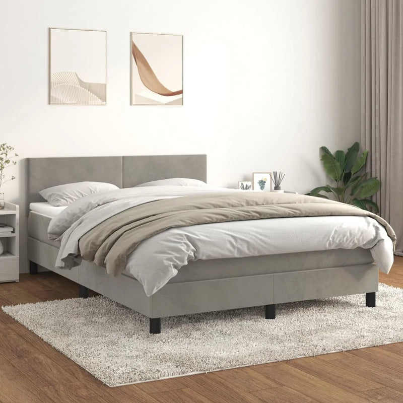 matelas confortable avec sommier à ressorts et cadre de lit