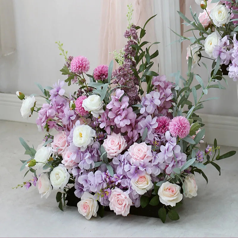 boules de fleurs artificielles en soie pour décoration de mariage et photo - vue 22 sur 22