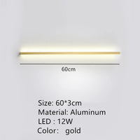 applique murale led moderne avec interrupteur à intensité variable