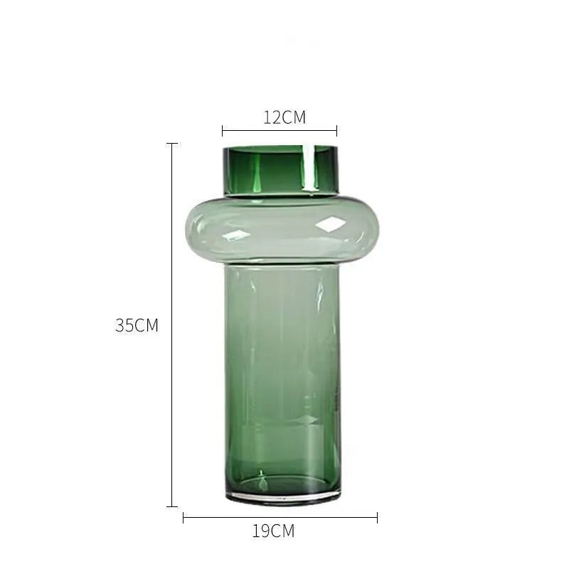 vase en verre géométrique pour décoration intérieure artistique - vue 13 sur 12