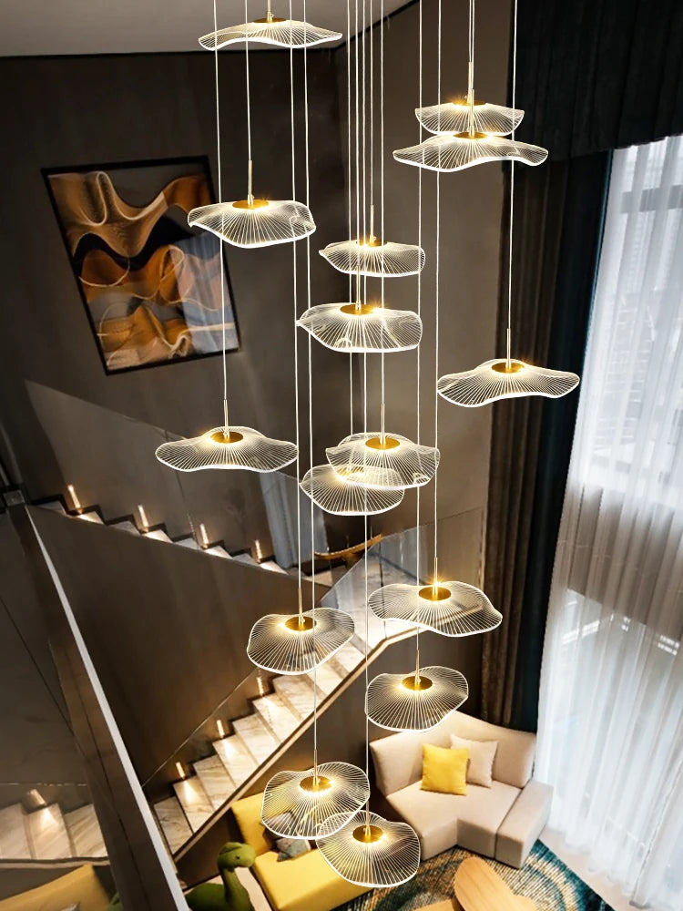 lustre moderne nordique pour décoration intérieure et grenier - vue 3 sur 16