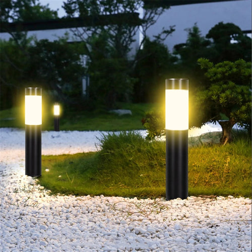 Paquet de 1/2/4 lumières solaires de voie de jardin éclairage extérieur LED borne lumineuse pour Patio