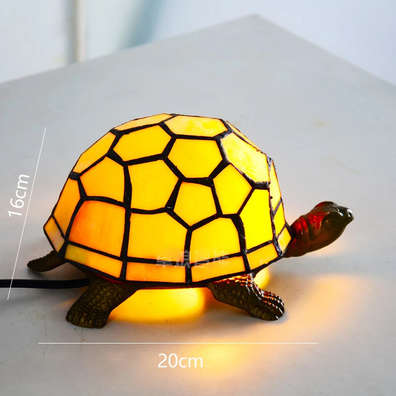 lampe de chevet tortue veilleuse led décorative pour enfant - vue 7 sur 8