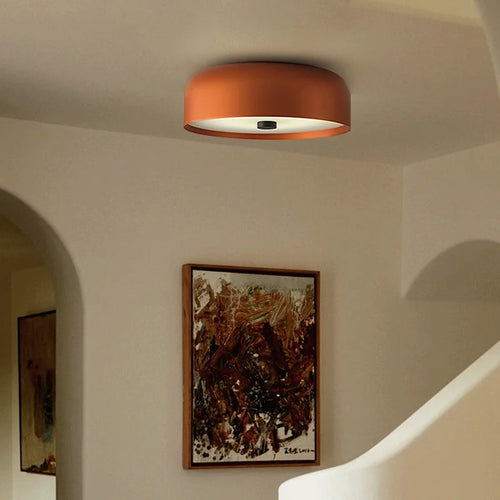 Plafonnier LED nordique Orange/noir/blanc - vue 5 sur 9