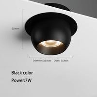 projecteur led encastrable avec angle réglable et rotation