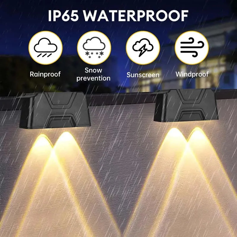 lot de lampes solaires led décoratives pour extérieur et jardin - vue 3 sur 8