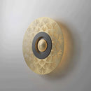 applique murale sculptée en cuivre avec lumières led sisle