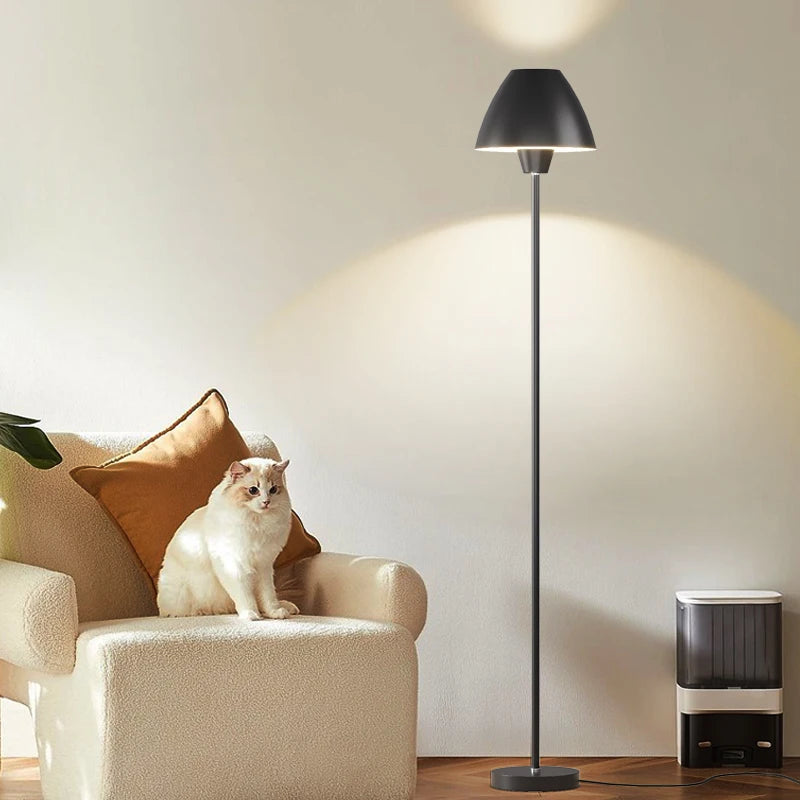lampadaire moderne en fer forgé sur pied avancé - vue 6 sur 9