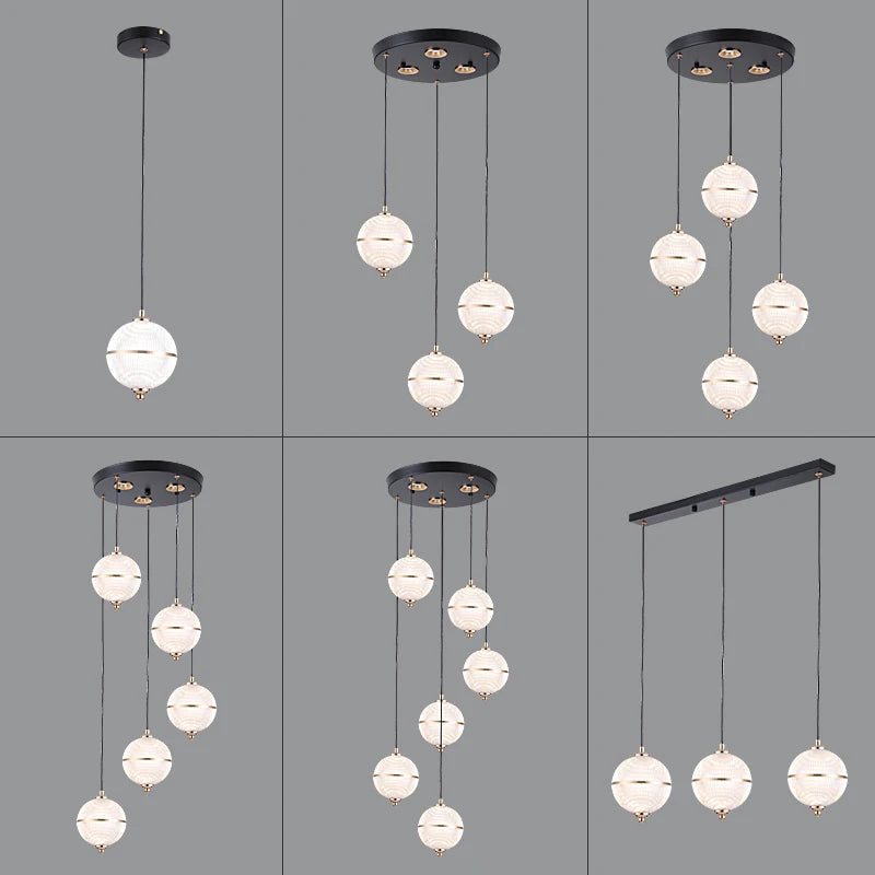 lustre moderne pour un éclairage décoratif polyvalent - vue 6 sur 16
