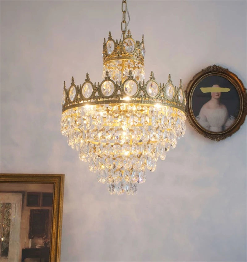 lustre en cristal moderne design élégant pour intérieur haut de gamme - vue 6 sur 15