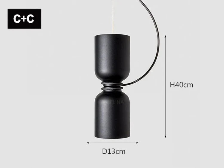 suspension nordique moderne à led pour décoration intérieure créative