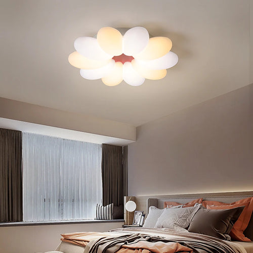 Lustres de plafond Led créatifs lampes de plafond ovales pour salon salle à manger garçon fille chambre étude éclairages quotidiens intérieurs
