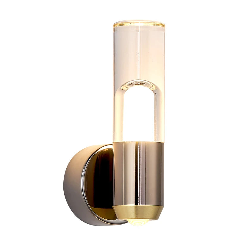 Nordic designer living room background wall decorative light, bedroom bedside minimalist atmosphere wall lamp - vue 5 sur 6