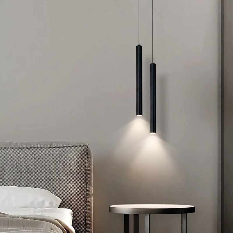Suspension minimaliste nordique moderne lampes suspendues pour chambre chevet salle à manger lustre décoration éclairage de plafond