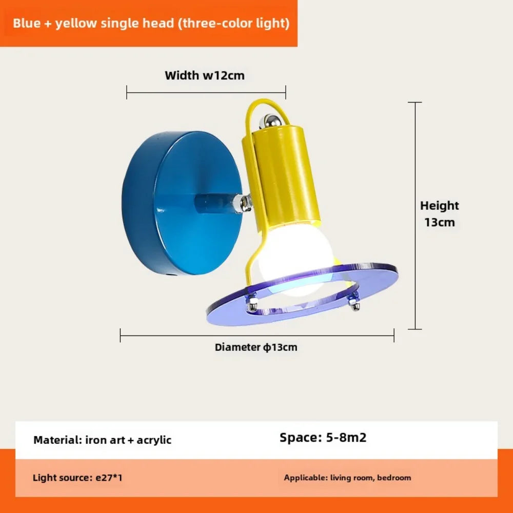 applique murale à bascule led décorative pour enfants - vue 10 sur 11