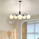 lustre led qiyimei artglass pour éclairage intérieur décoratif