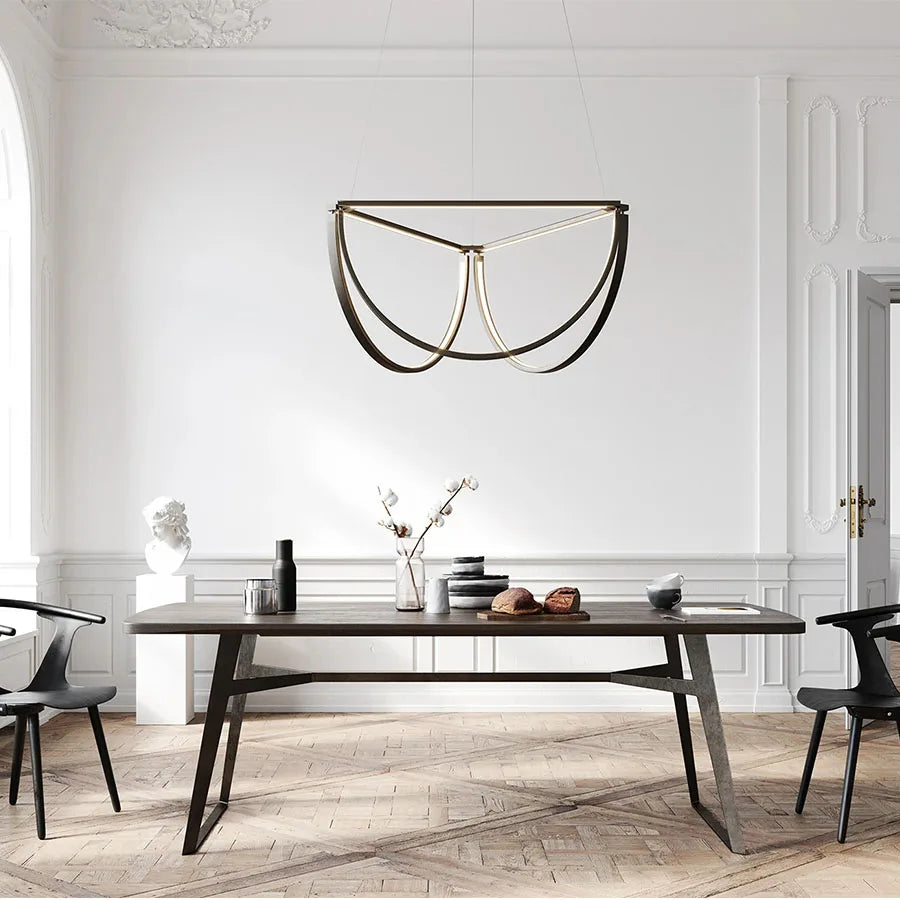 lustre minimaliste à intensité variable pour intérieur tendance - vue 5 sur 9