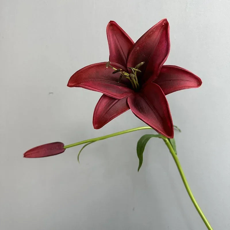 branche de lys artificielle décoration florale pour intérieur