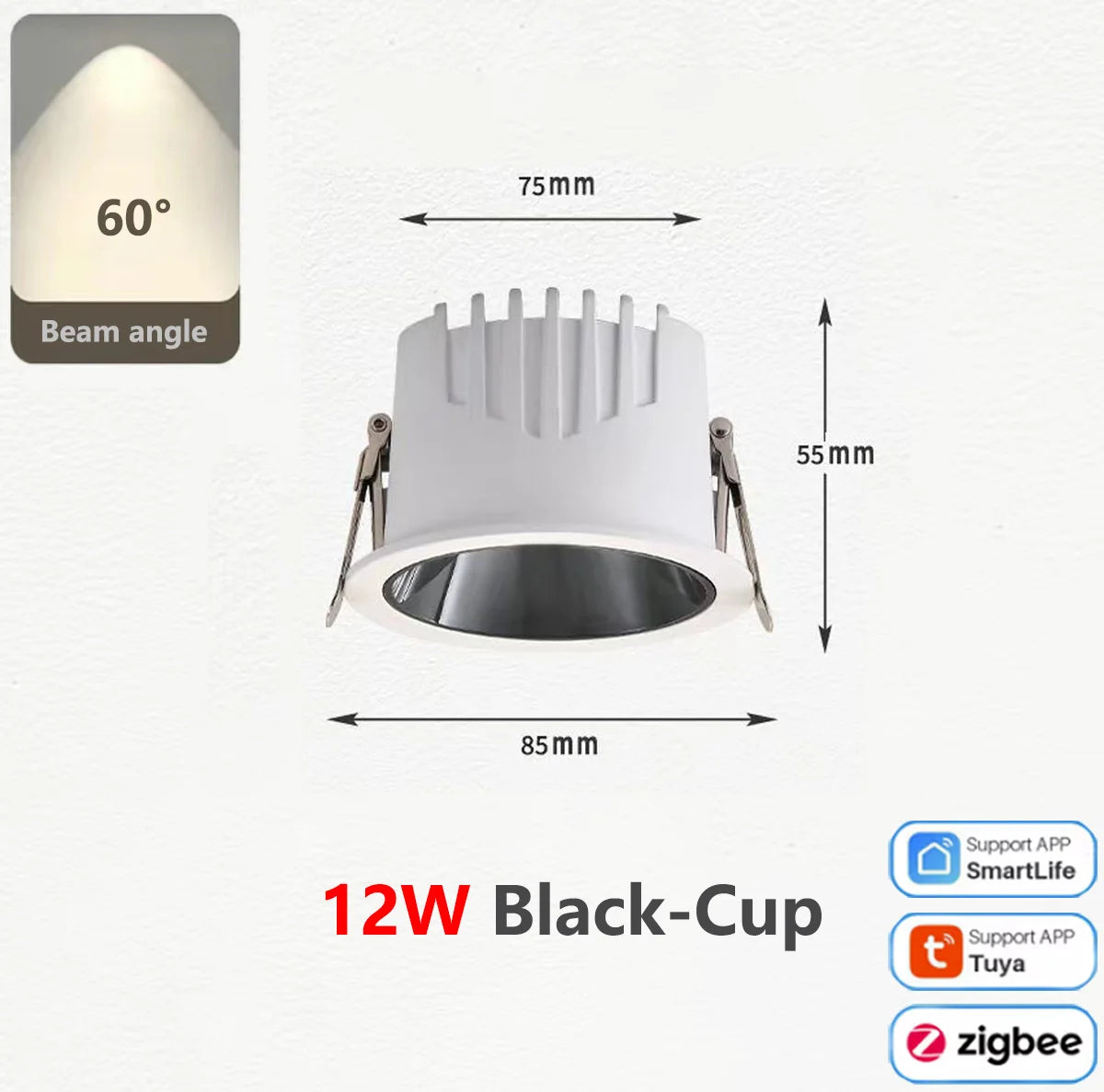 spot led cob zigbee intensité variable en aluminium - vue 17 sur 17