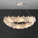 lustre en verre minimaliste rétro pour une décoration élégante