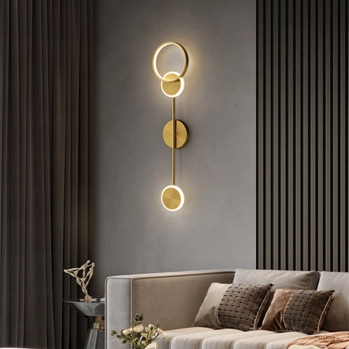 Applique murale LED moderne de luxe nordique