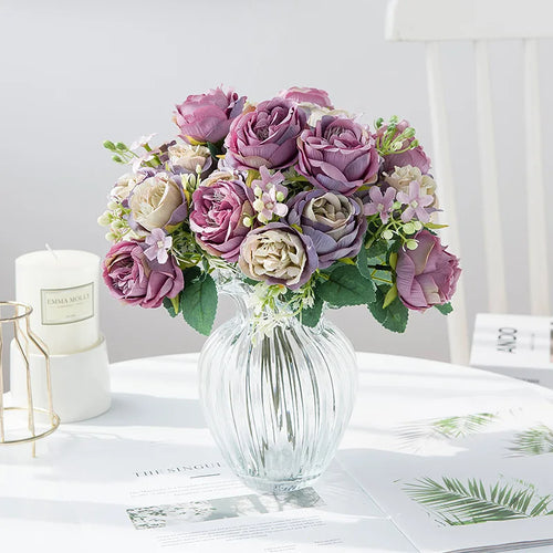 fleurs artificielles pour décoration mariage et scrapbooking - vue 6 sur 9