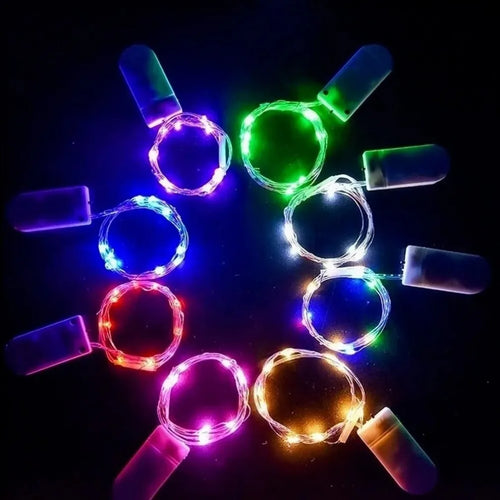guirlande lumineuse led étanche en cuivre pour décorations festives - vue 6 sur 15
