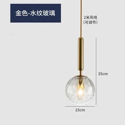 suspension moderne en verre pour décoration intérieure élégante - vue 19 sur 24