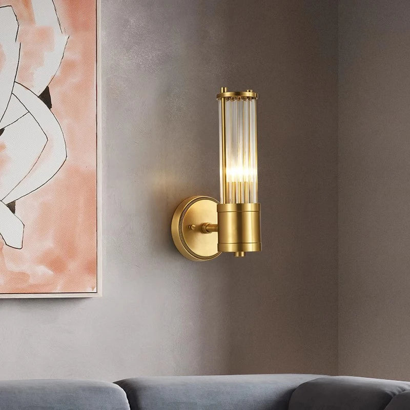 applique murale en cuivre style rétro pour intérieur élégant