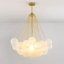 lustre moderne en verre pour une décoration élégante à la maison