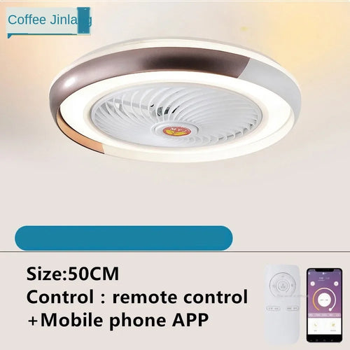 ventilateur de plafond intelligent bluetooth avec lumière télécommande - vue 17 sur 16