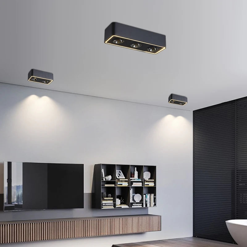 Spot carré led anti-éblouissement monté en surface - vue 5 sur 16
