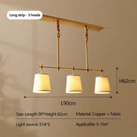 plafonnier led en cuivre design nordique moderne et luxueux