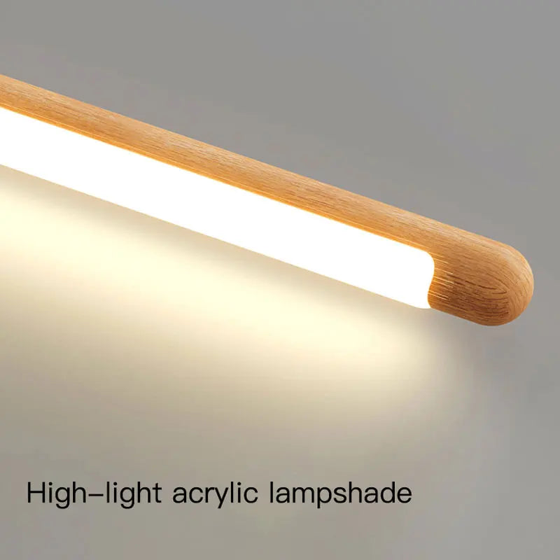 lustre moderne en bois suspension créative pour décoration intérieure - vue 4 sur 10