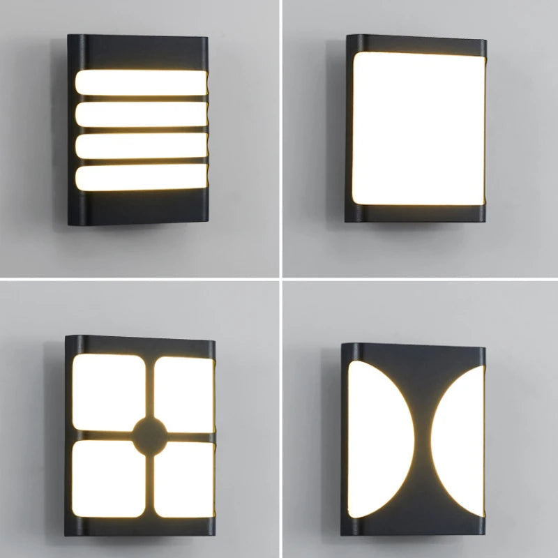 Applique murale extérieure de rue lampe étanche balcon lampe de jardin à LED couloir allée escalier Terrance applique luminaire
