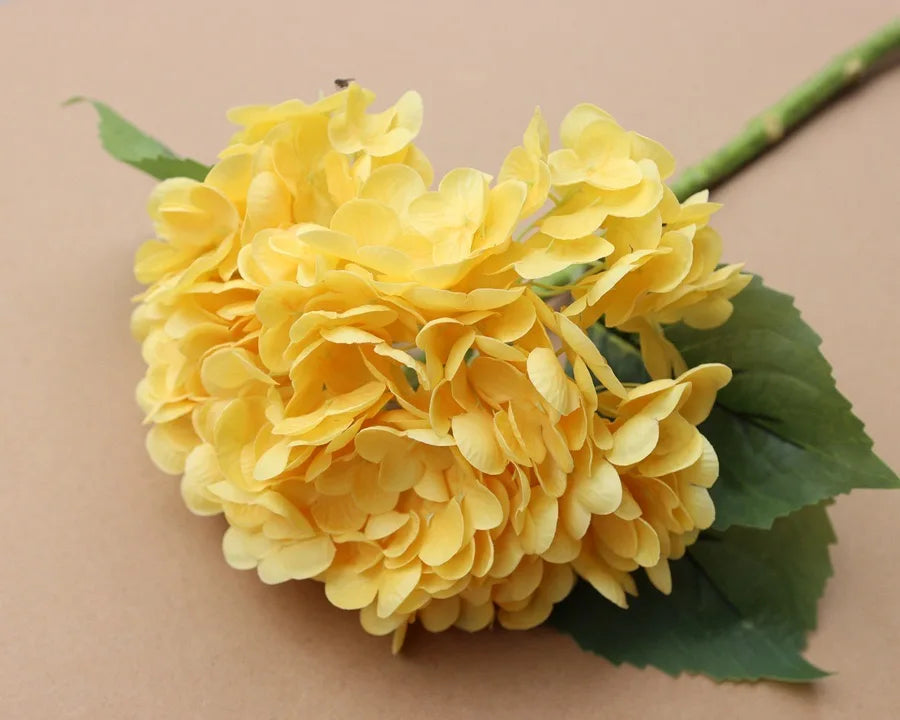 fleur d'hortensia artificielle réaliste pour décoration de fête