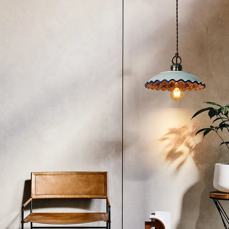 Suspension led en céramique moderne simple - vue 5 sur 29