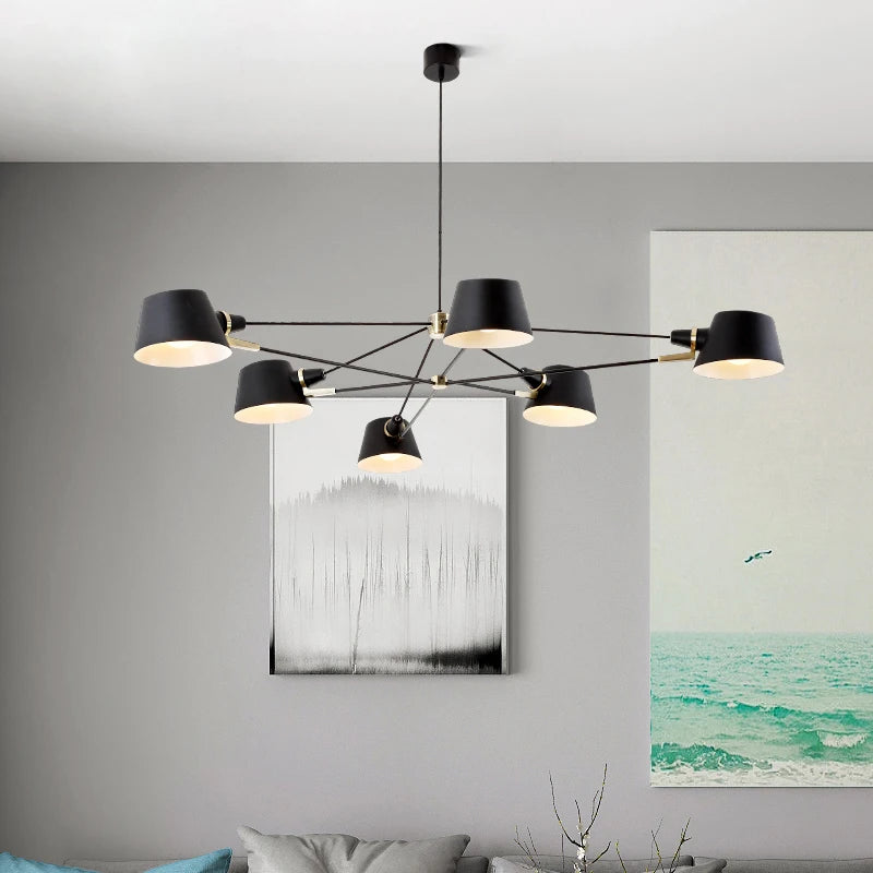 Plafonnier Led design moderne E27 pour salon salle à manger chambre Suspension minimaliste décor à la maison luminaire