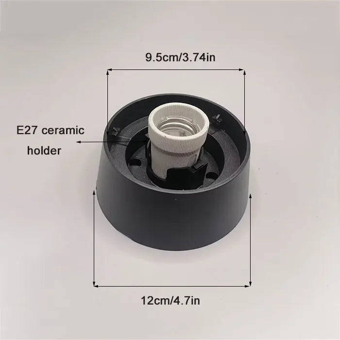 lampadaire extérieur globe noir pour éclairage de jardin et terrasse