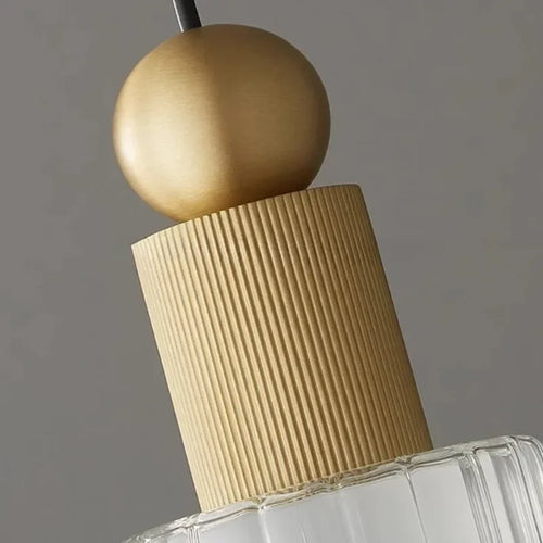 suspension en laiton doré pour décoration moderne et élégante - vue 7 sur 8