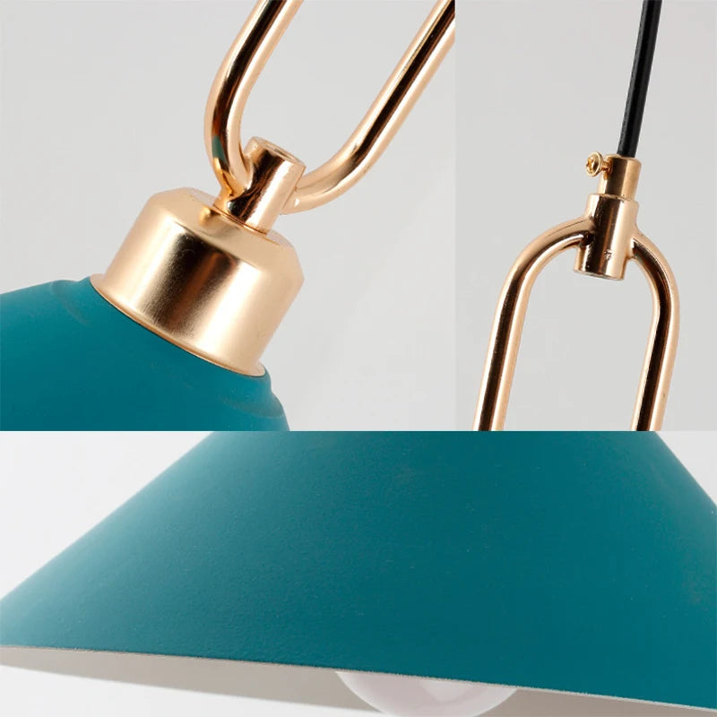 lampe suspendue métallique vantage réglable en hauteur - vue 5 sur 12
